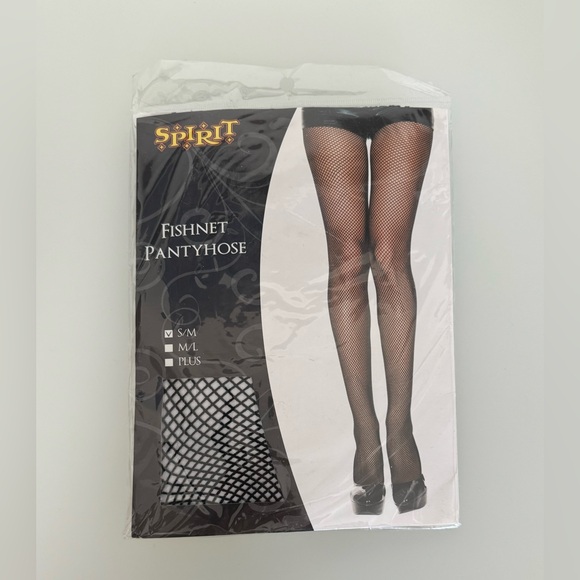 Spirit Halloween Fishnet Pantyhose - S/M Black - Picture 1 of 2